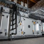 Centrales de traitement d'air et réseau de gaines en local technique